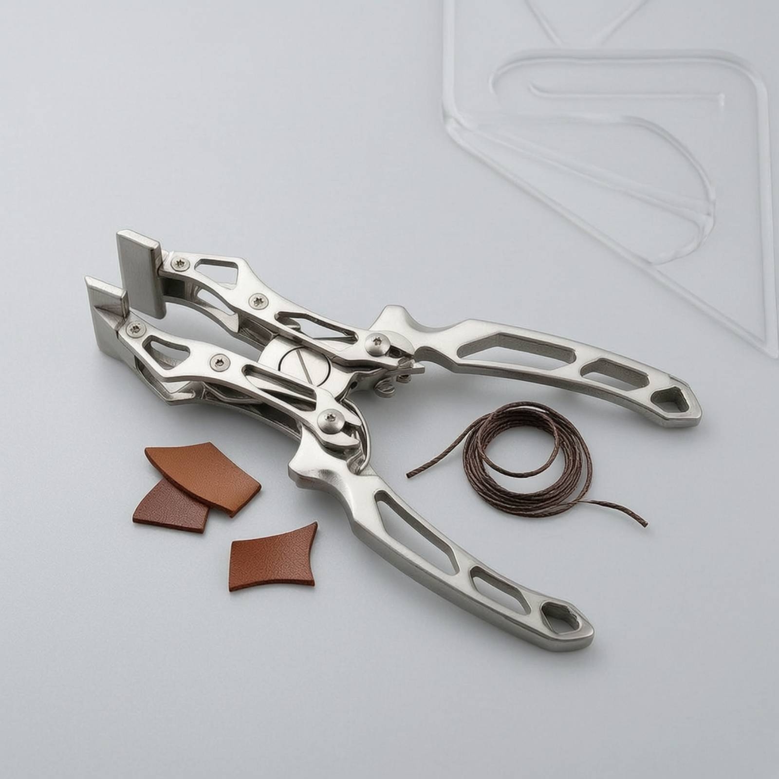 Leatherwork Press - Leatherworking Clamp Plier Strong Bite Power