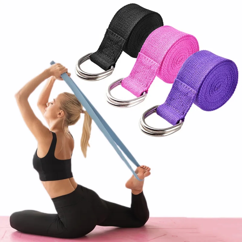 Belt Buckle Blank - 183*3.8cm Yoga Strap Cotton Exercise Yoga
