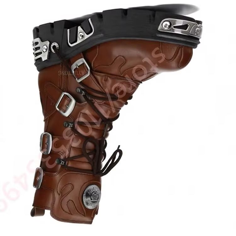 Belt Buckle Blank - Punk Metal Rivet Belt Buckle Motorcycle