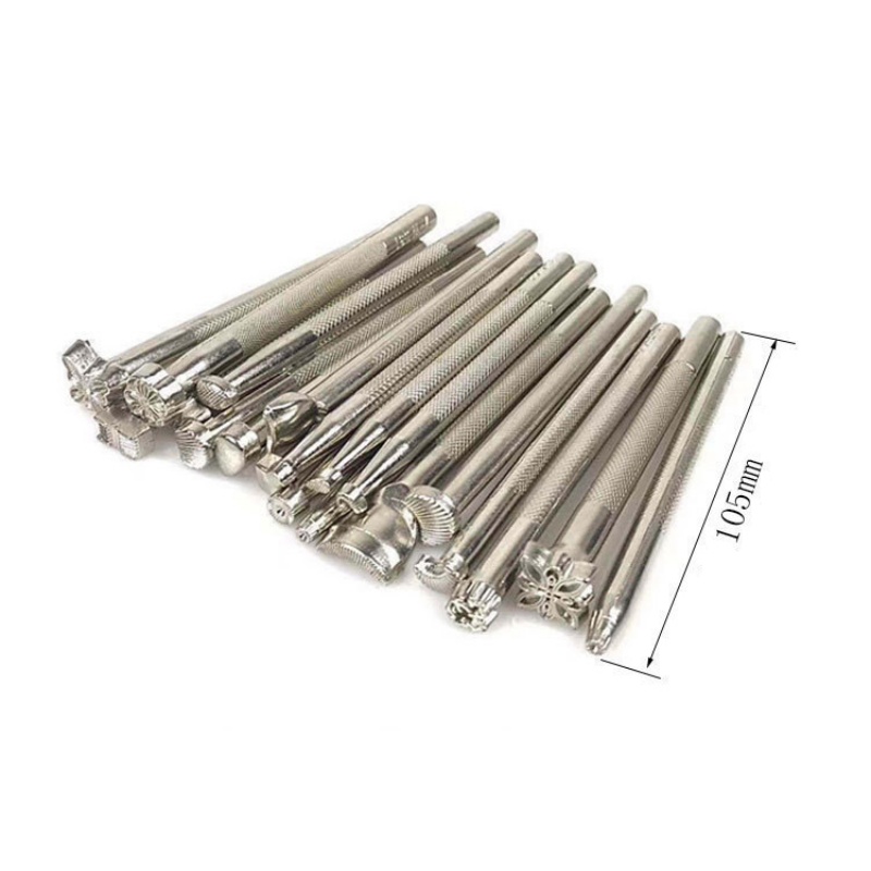 20Pcs Leather Stamping Tools L - Leatherwork Projects ulasan dan harga
