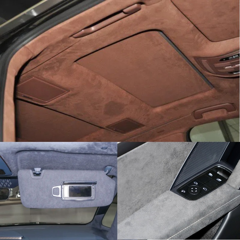 Black Suede Fabric Wrap Sticke - Leatherwork Vise ulasan dan harga