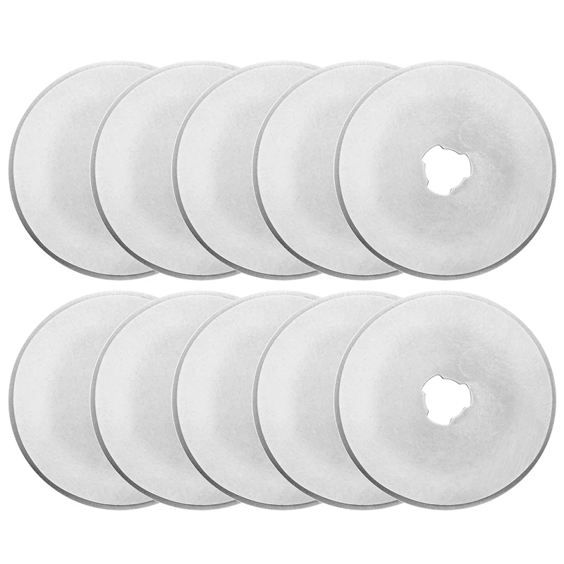 10pcs Rotary Cutter Blades Cir - Leatherwork Projects ulasan dan harga