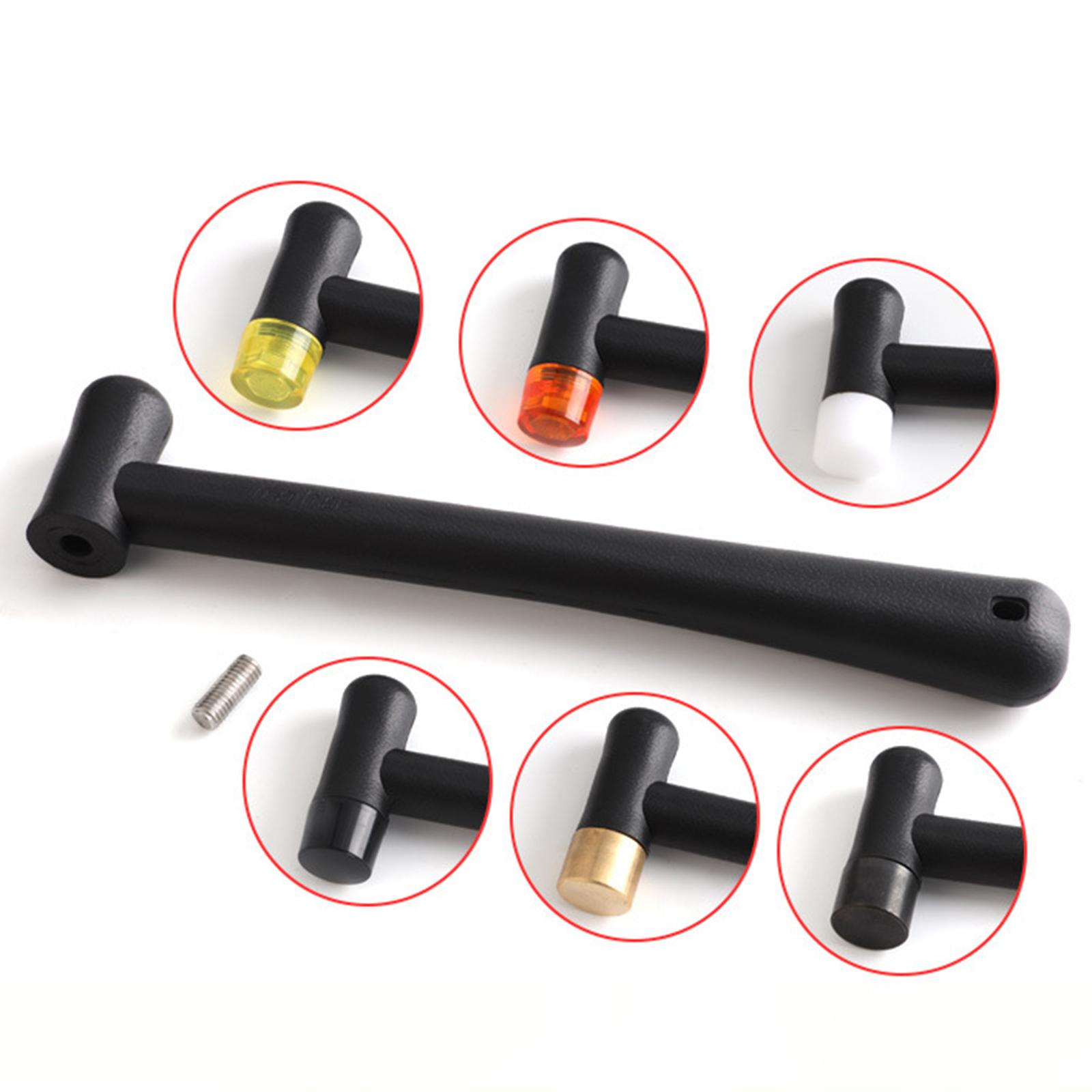Rubber Hammer Set with 6 Heads - Leatherwork Jobs ulasan dan harga