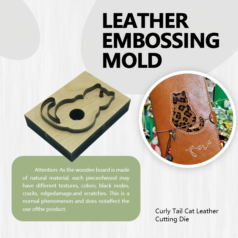 Leather Cutting Stamp Tool Cat - Leatherwork Projects ulasan dan harga