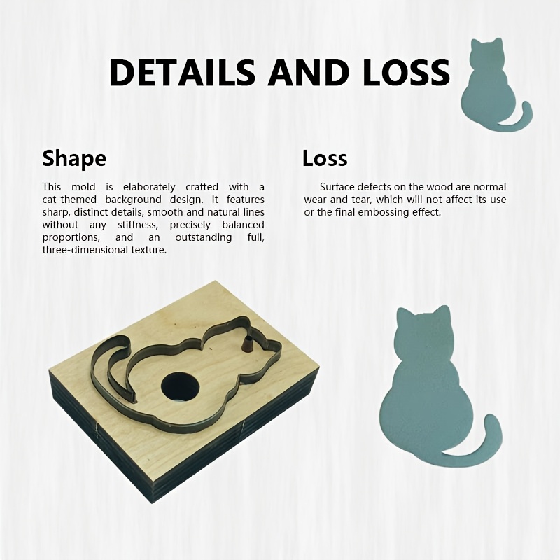 Leather Cutting Stamp Tool Cat - Leatherwork Projects ulasan dan harga