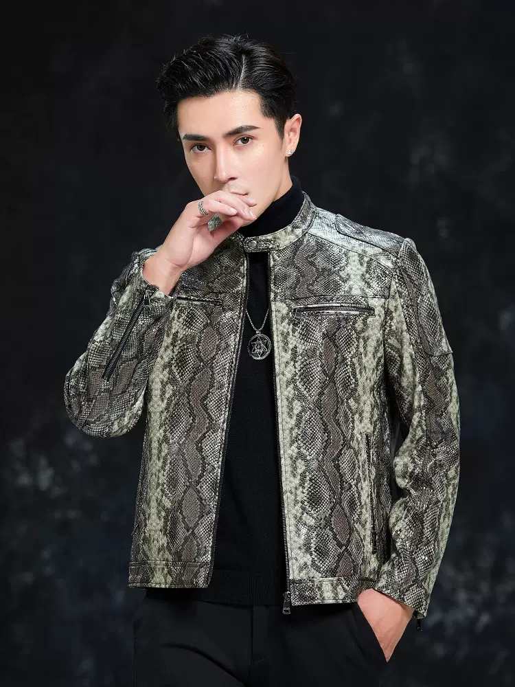 Spring Men Snake Pattern Sheep - Leatherwork Free Patterns ulasan dan harga