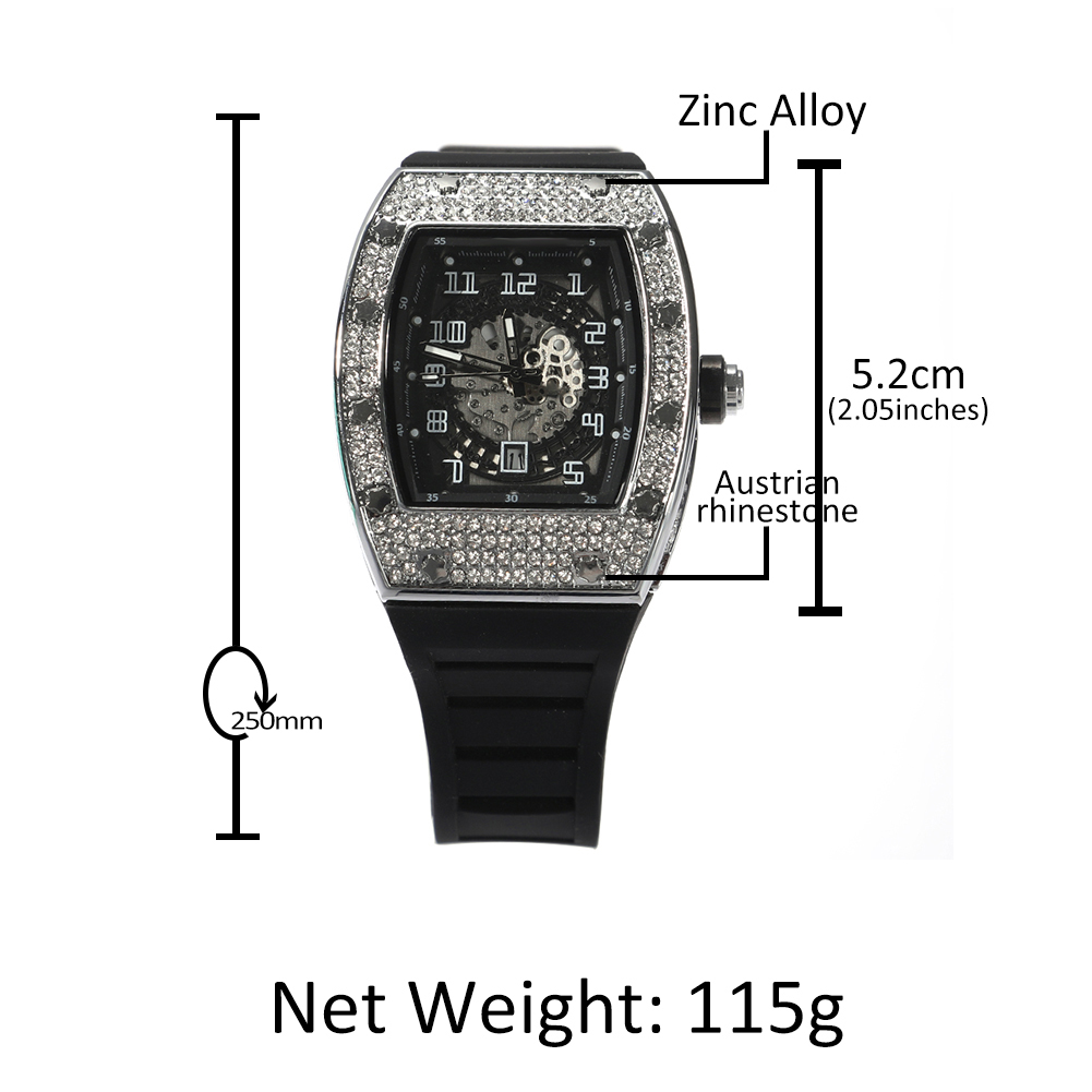 UWIN Square Dial Watch Full Rh - Belt Buckle Blank ulasan dan harga