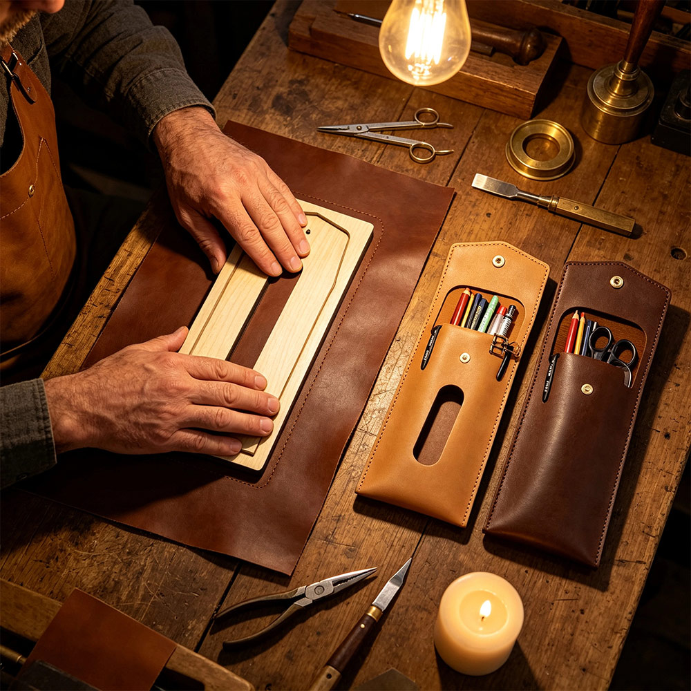 Leather Cutting Tool Pen Bag M - Leatherwork Projects ulasan dan harga