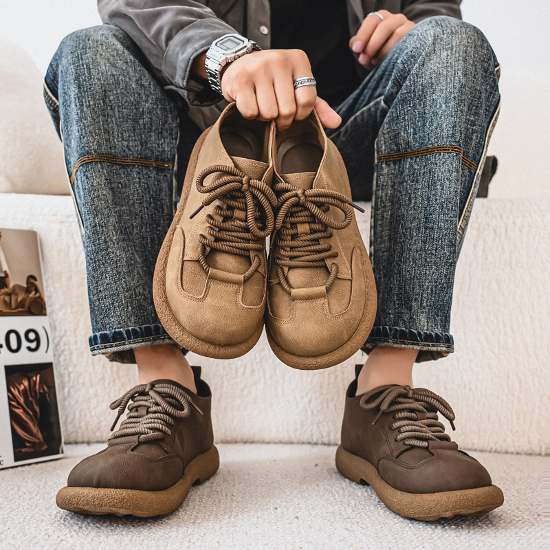 Men Casual Shoes Big Head Clas - Leatherwork Designs ulasan dan harga