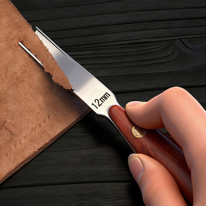 Wide Rosewood Skiving Knife, L - Leather Edge Beveler ulasan dan harga