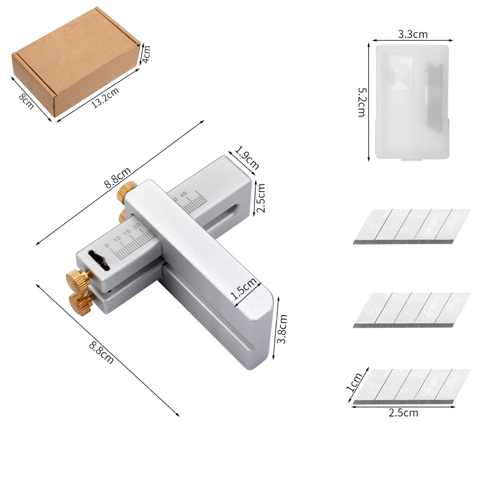 Leather Strap Cutter, Aluminiu - Leatherwork Projects ulasan dan harga