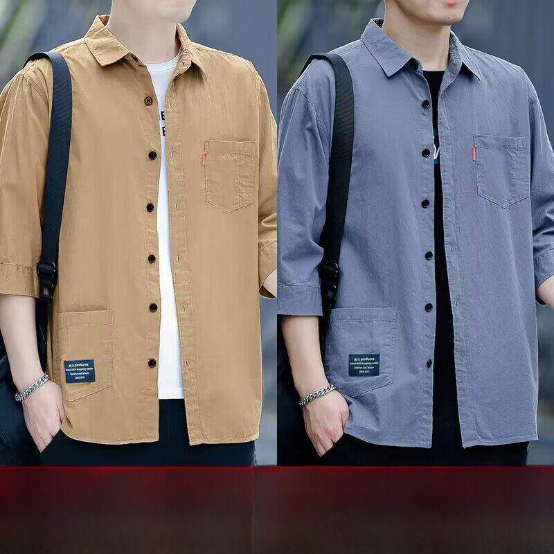 Men's Short Sleeve Work Shirt  - Leatherwork Jobs ulasan dan harga