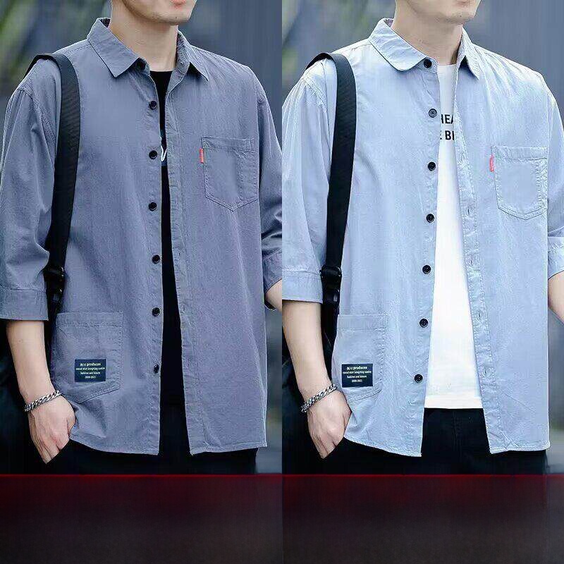 Men's Short Sleeve Work Shirt  - Leatherwork Jobs ulasan dan harga