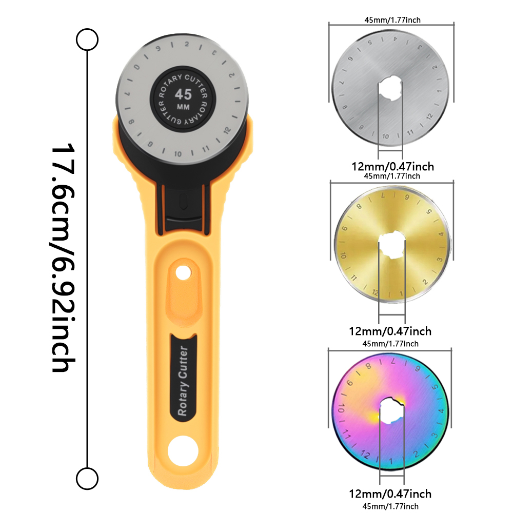 45mm Rotary Fabric Cutter Leat - Leatherwork Projects ulasan dan harga
