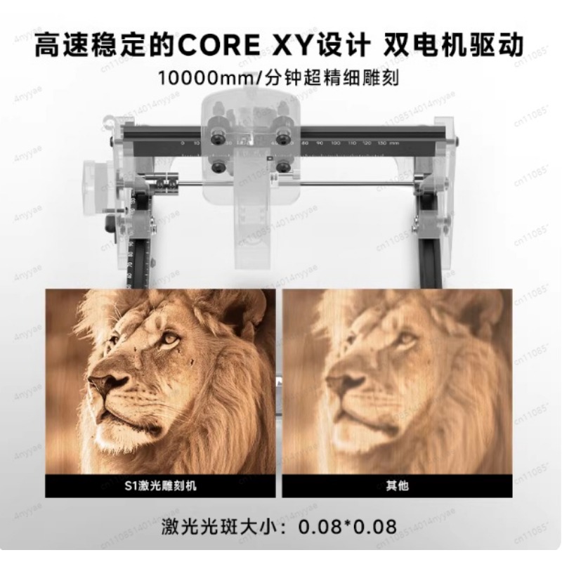S1 2.5/3.5/6W Laser Engraver M - Leatherwork Press ulasan dan harga