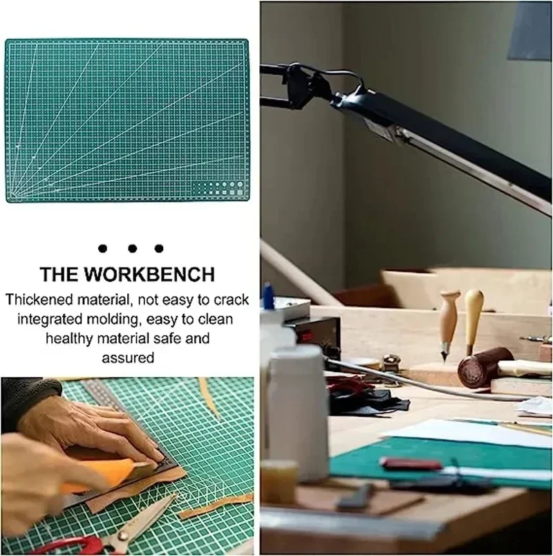 A3 A4 A5 PVC Cutting Mat Patch - Leatherwork Vise ulasan dan harga