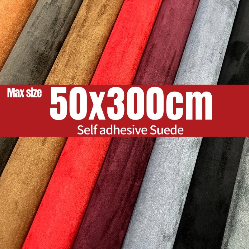 Plush Suede Self Adhesive Leat - Leatherwork Vise ulasan dan harga