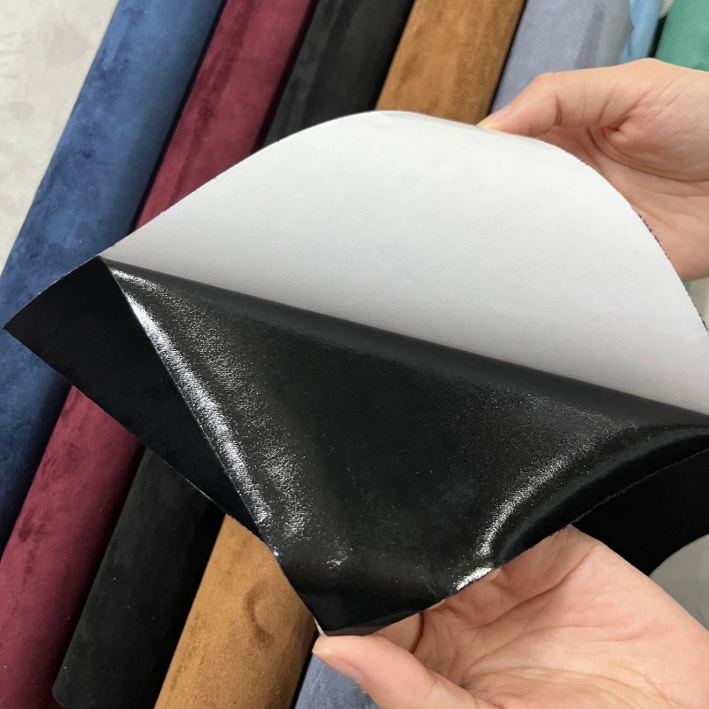 Plush Suede Self Adhesive Leat - Leatherwork Vise ulasan dan harga