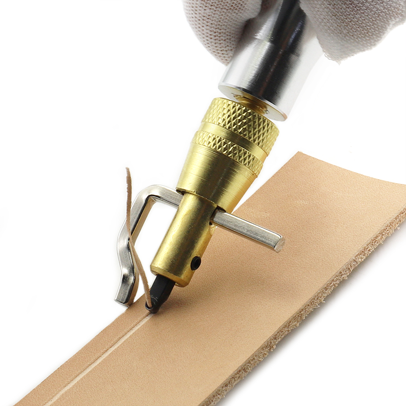 1Set Metal Adjustable Leather  - Leather Edge Beveler ulasan dan harga