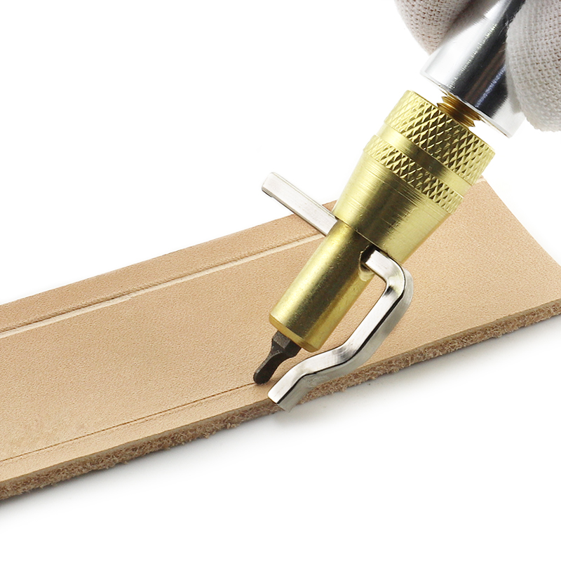 1Set Metal Adjustable Leather  - Leather Edge Beveler ulasan dan harga