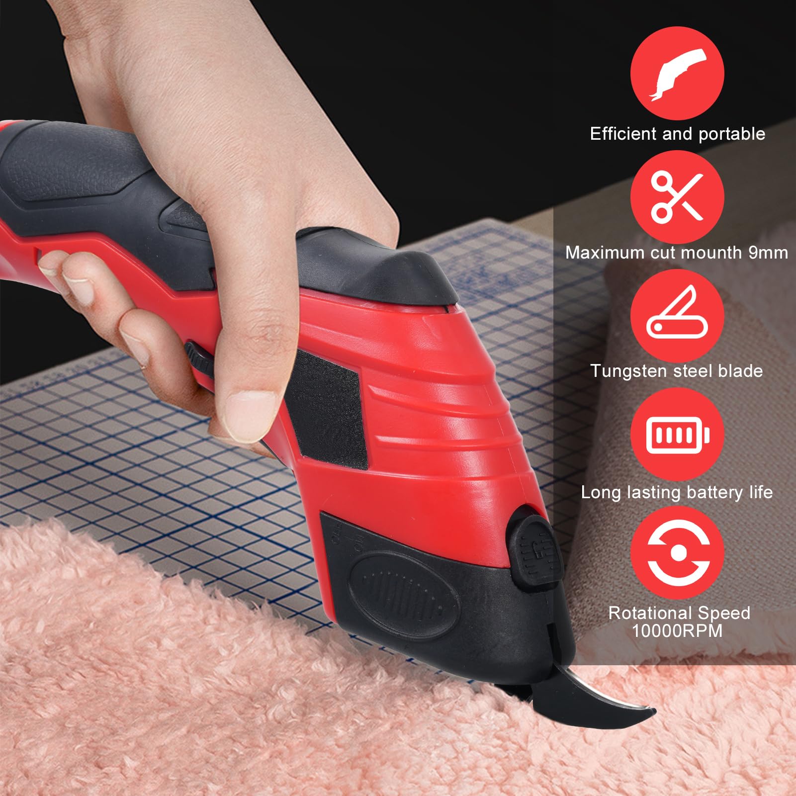 Cordless Electric Scissors Cut - Leatherwork Projects ulasan dan harga