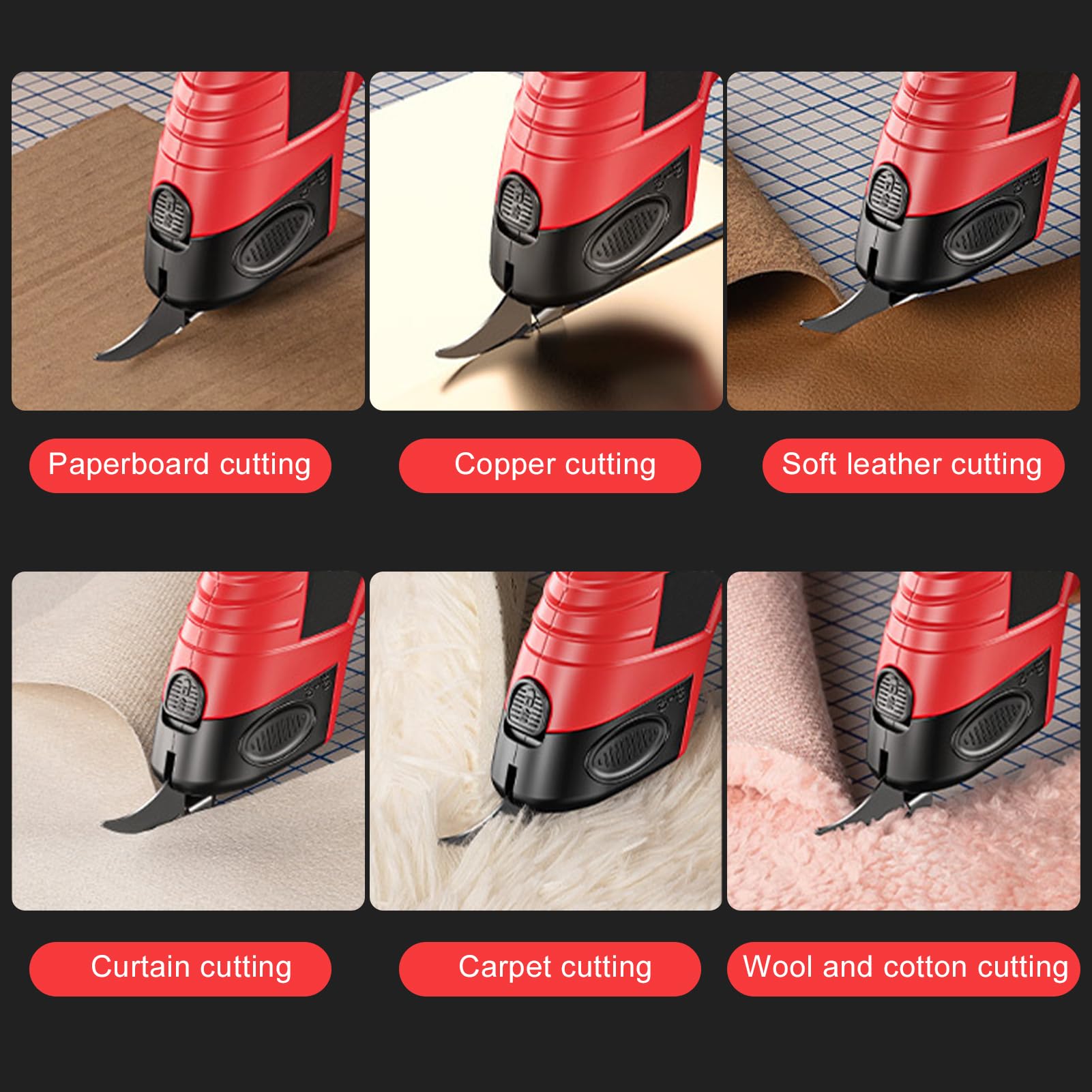 Cordless Electric Scissors Cut - Leatherwork Projects ulasan dan harga