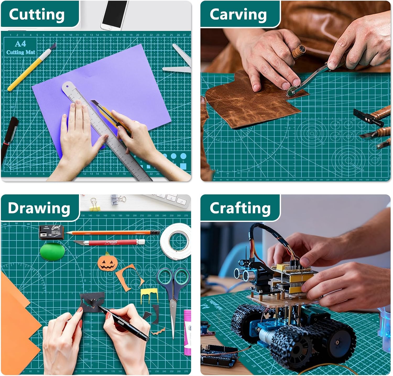 Cutting Mat Workbench Patchwor - Leatherwork Vise ulasan dan harga