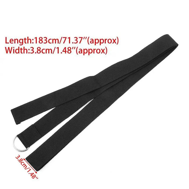 183*3.8cm Yoga Strap Cotton Ex - Belt Buckle Blank ulasan dan harga