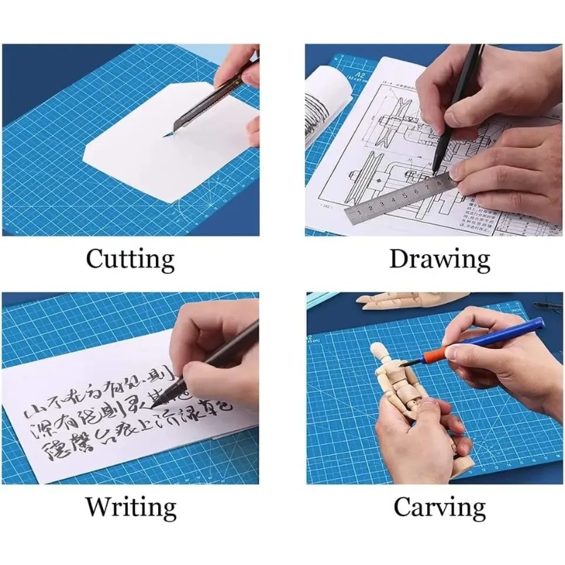 A3/A4/A5 PVC Cutting Mat - Sel - Leatherwork Vise ulasan dan harga