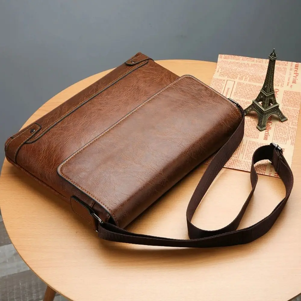 Briefcase For Men PU Leather T - Leatherwork Designs ulasan dan harga