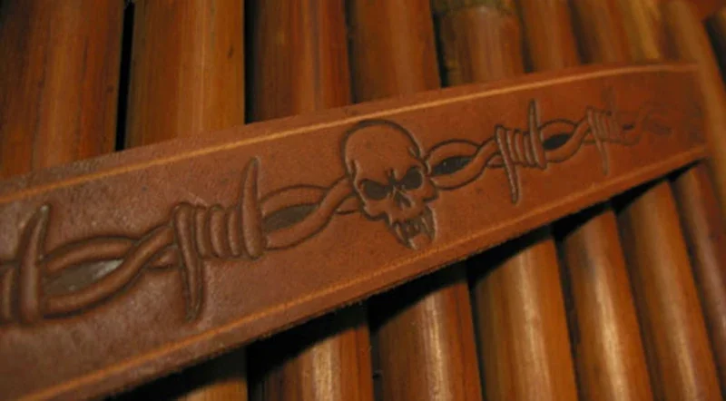 5pcs Thorns and skull pattern  - Leatherwork Free Patterns ulasan dan harga