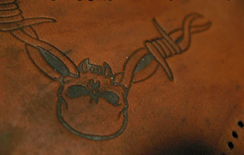 5pcs Thorns and skull pattern  - Leatherwork Free Patterns ulasan dan harga