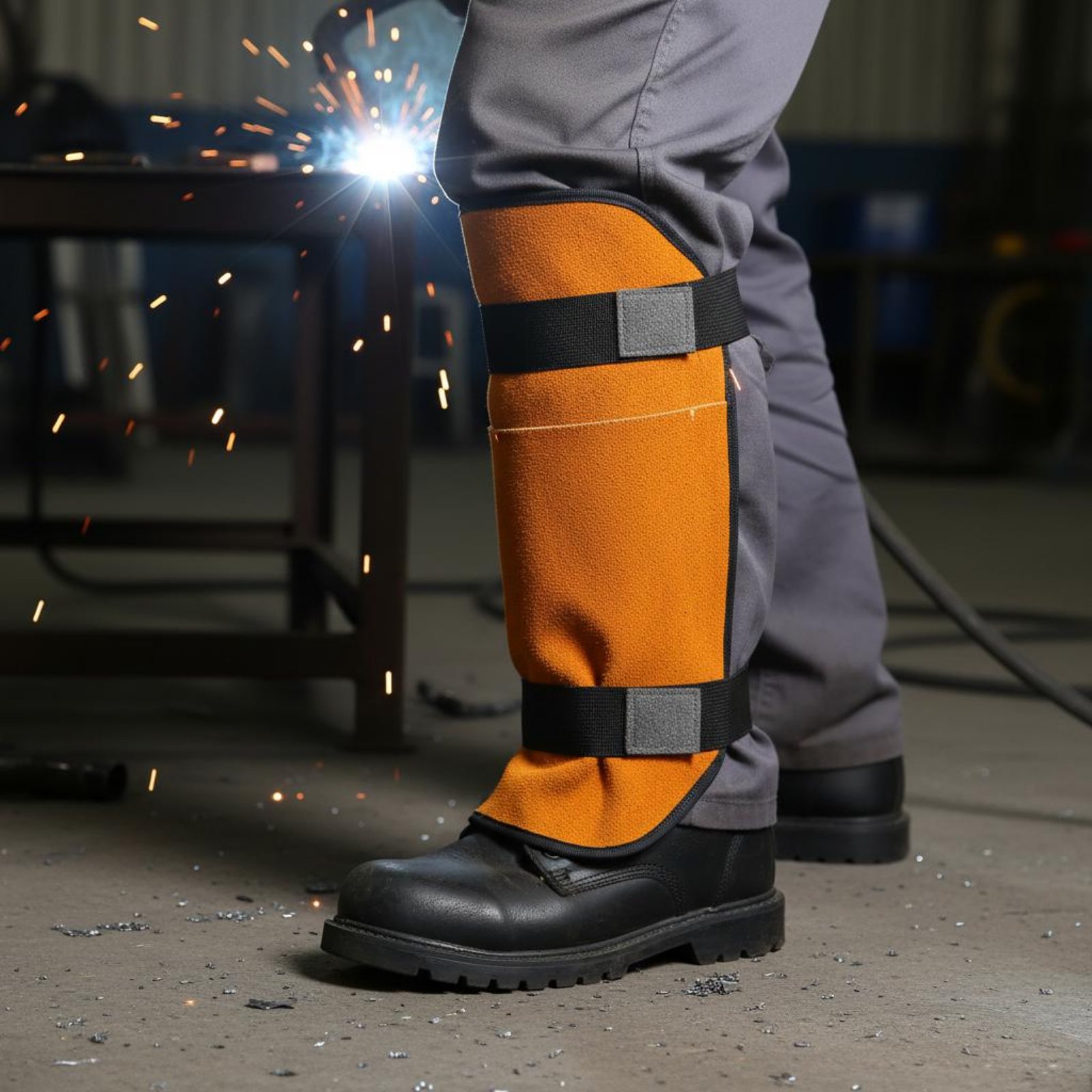Welder Gaiters  Knee Pads Bovi - Leather Work Knee Pads ulasan dan harga