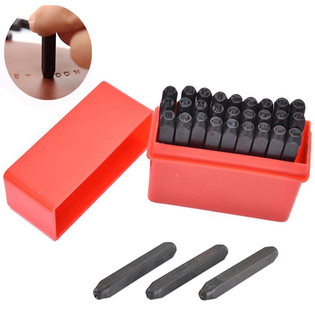 Letters Punch Set Steel Metal  - Leatherwork Free Patterns ulasan dan harga