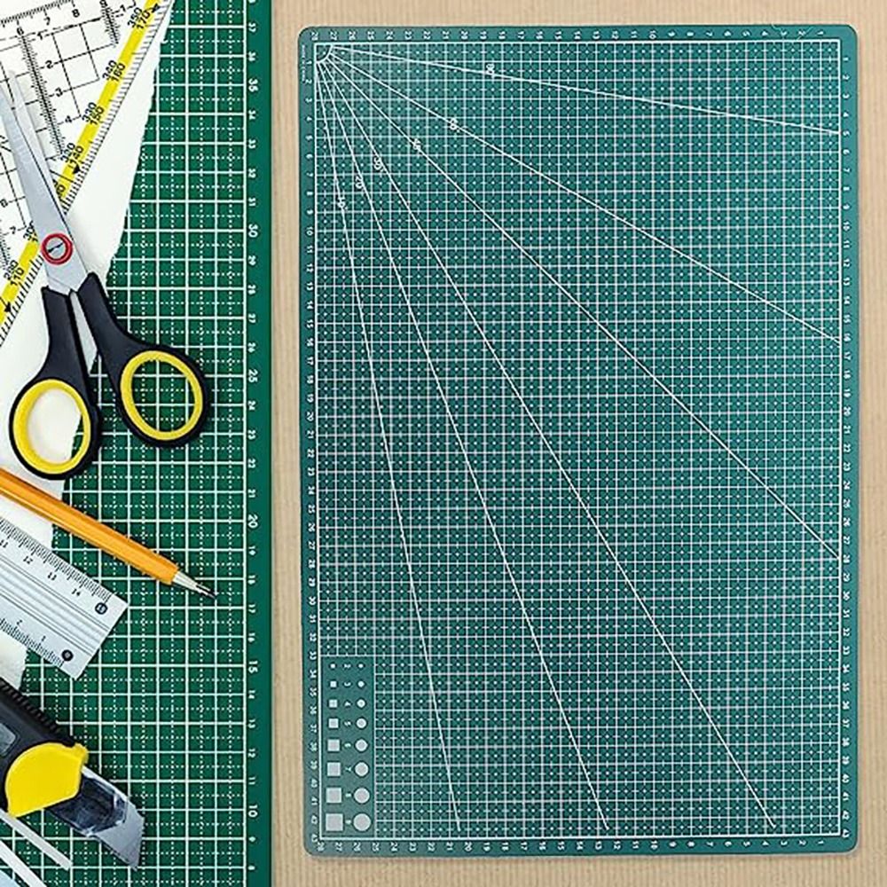 A3 A4 A5 PVC Cutting Mat Cutti - Leatherwork Vise ulasan dan harga