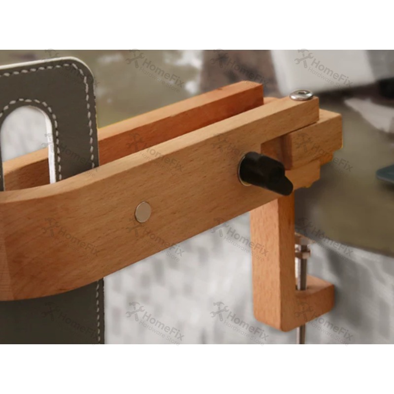 1pc Wood Stitching Horse, Desk - Leatherwork Vise ulasan dan harga