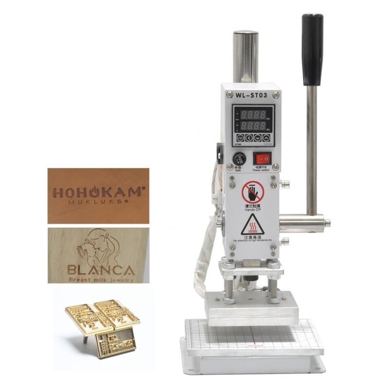 Texture Embossing Hot Press, L - Leatherwork Press ulasan dan harga