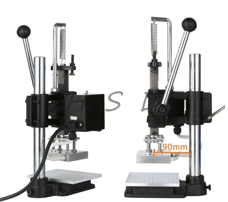 Manual Heat Press Stamping Mac - Leatherwork Press ulasan dan harga