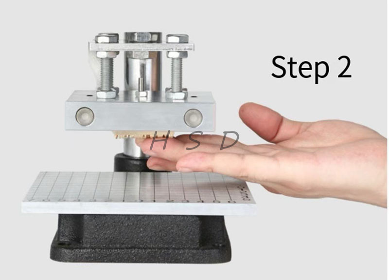 Manual Heat Press Stamping Mac - Leatherwork Press ulasan dan harga